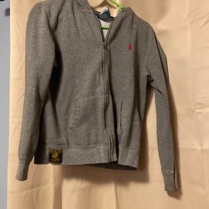 boys Large polo zip up